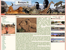 Tablet Screenshot of kenya.it